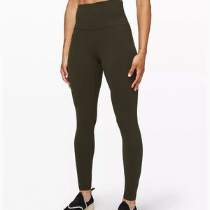 Olive green lulu lemon Align leggings